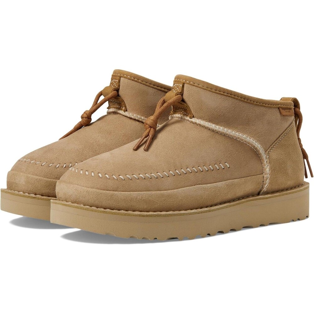UGG ULTRA MINI CRAFTED REGENERATE ALL GENDER BOOTS SAND US MEN 9 /WOMEN 10